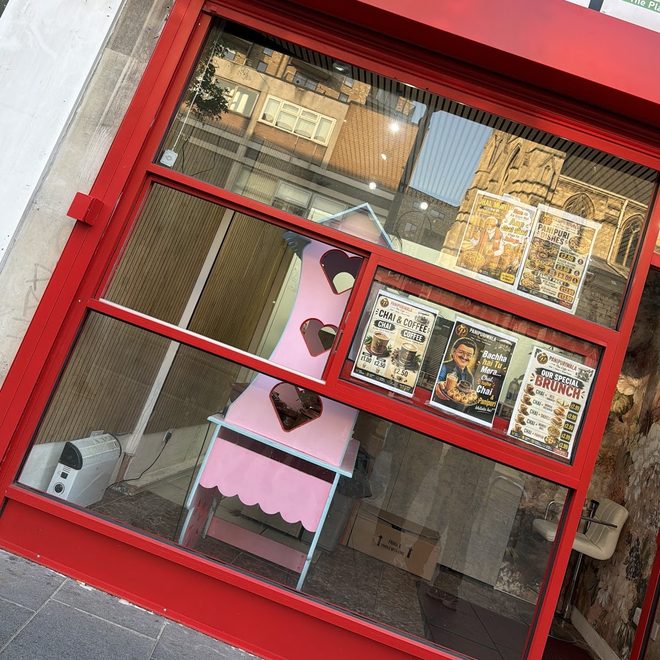 The shop window on Station Road